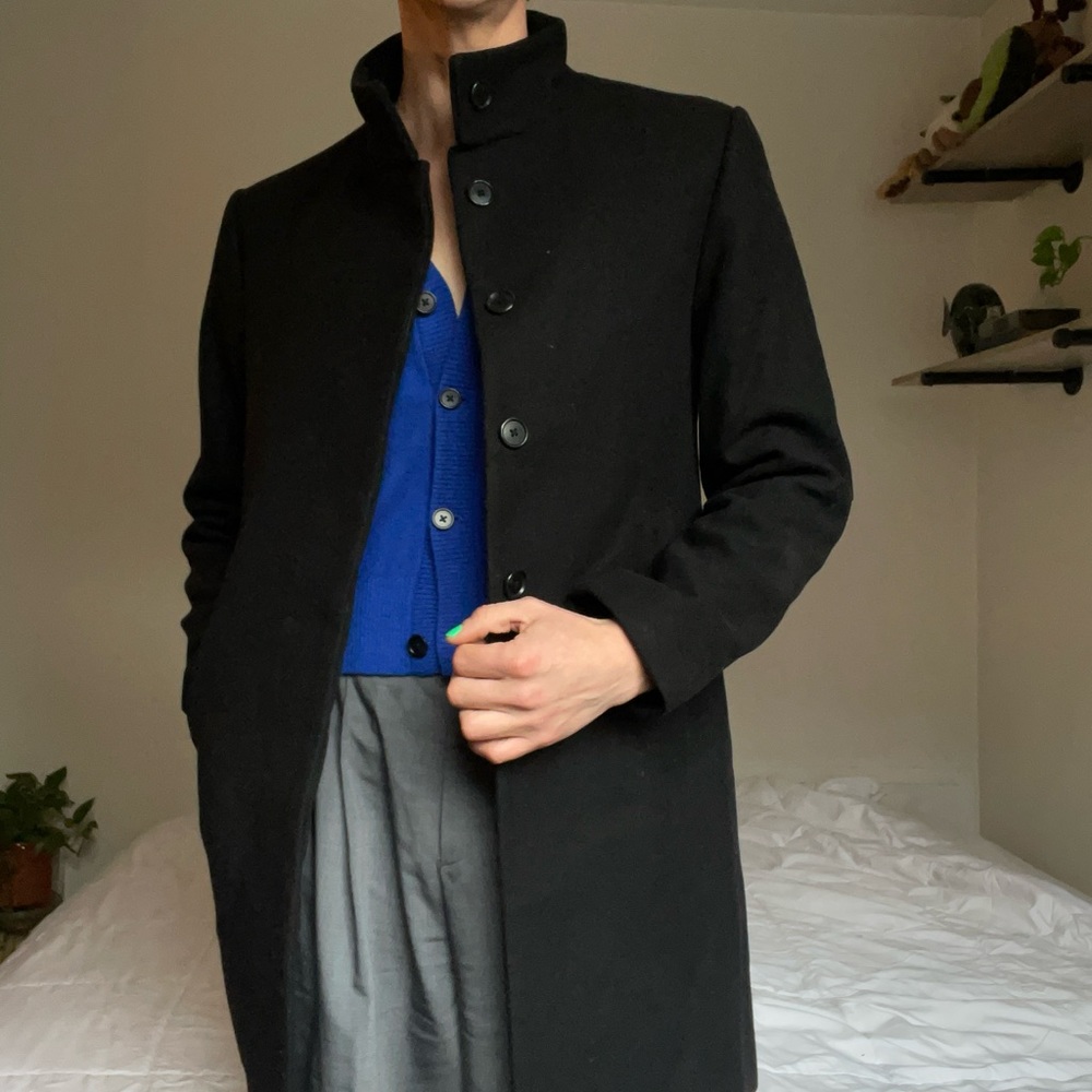 FUNNEL NECK COAT